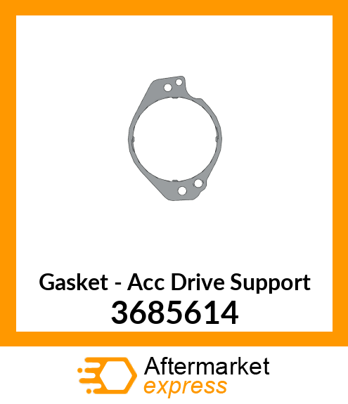 Compressor Mounting Gasket New Aftermarket 3685614