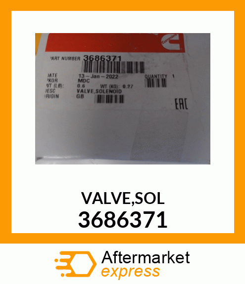 VALVE,SOL 3686371