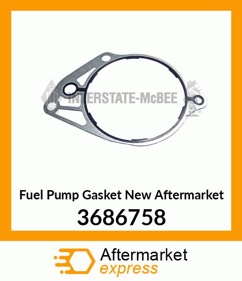 Fuel Pump Gasket New Aftermarket 3686758