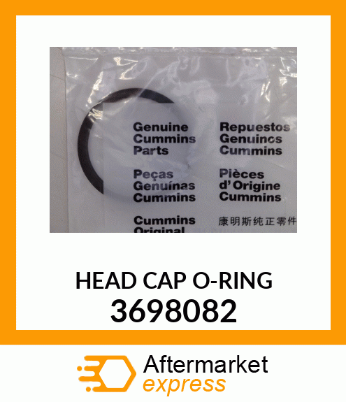 HEAD CAP O-RING 3698082