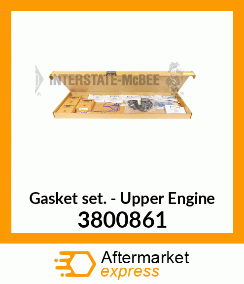 Upper Gasket Kit New Aftermarket 3800861