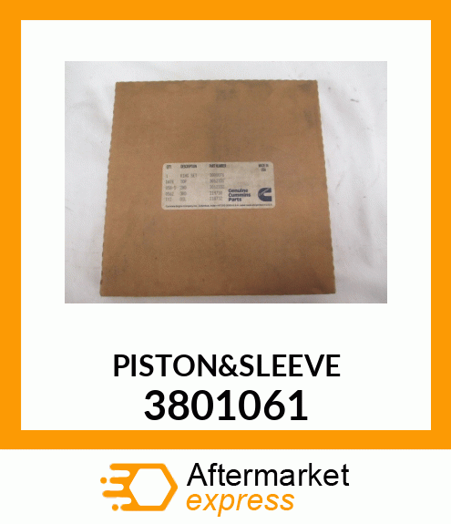 PISTON&SLEEVE 3801061