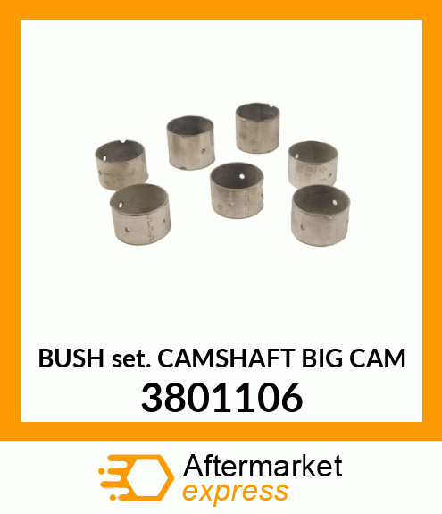 BUSH SET CAMSHAFT BIG CAM 3801106