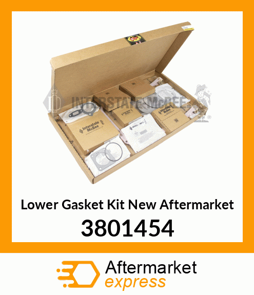 Lower Gasket Kit New Aftermarket 3801454