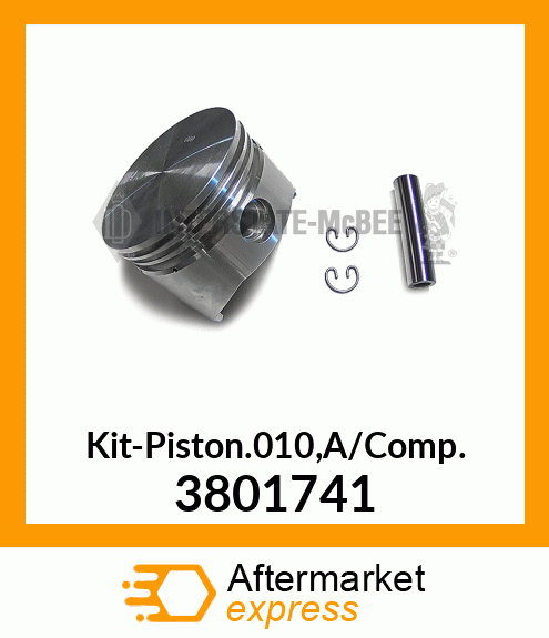 Kit-Piston.010,A/Comp. 3801741