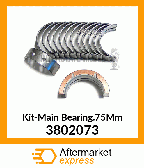 Kit-Main Bearing.75Mm 3802073