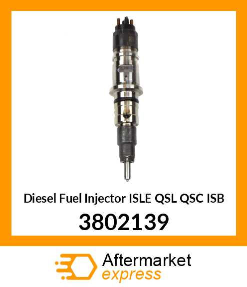 Injector ISLE QSL QSC ISB 3802139