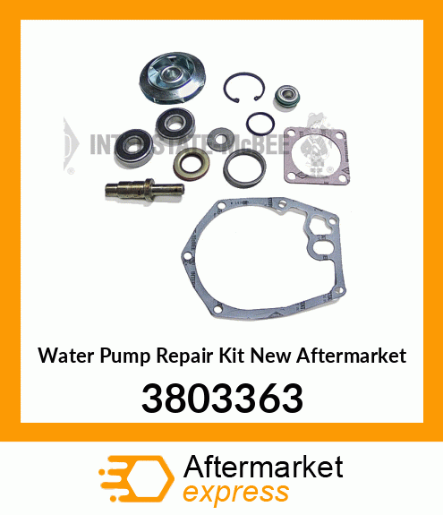 Water Pump Repair Kit New Aftermarket 3803363