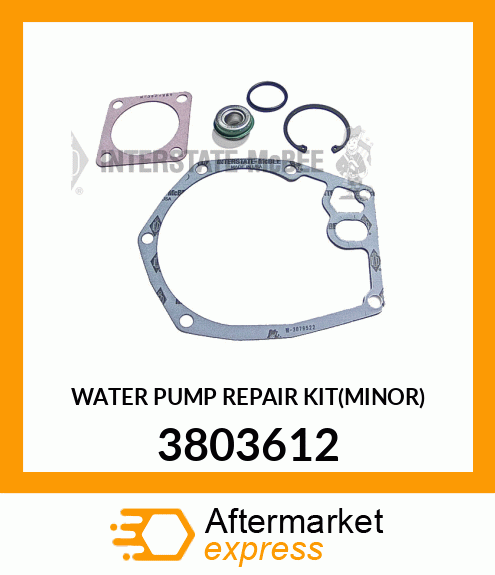 WATER PUMP REPAIR KIT(MINOR) 3803612
