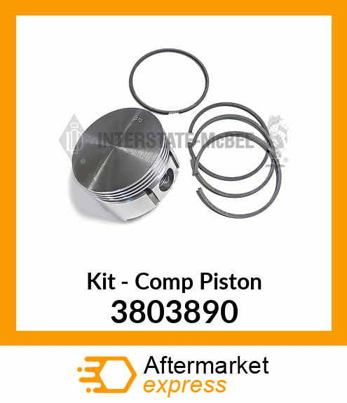 Piston Kit New Aftermarket 3803890