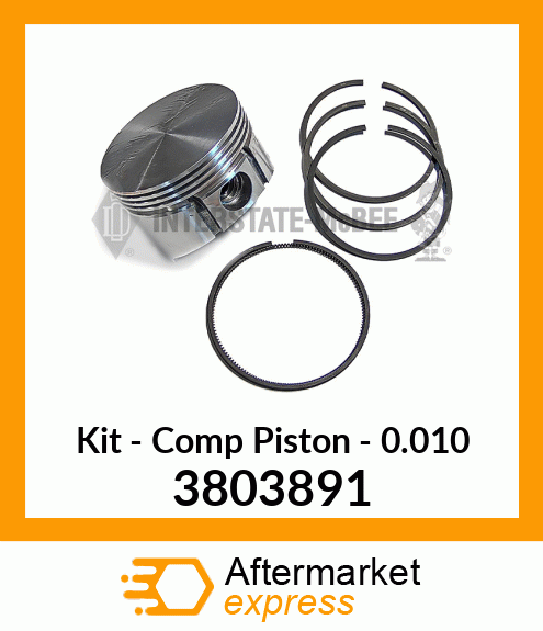 Piston Kit New Aftermarket 3803891