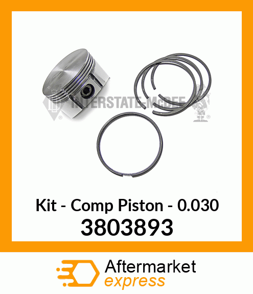 Piston Kit New Aftermarket 3803893