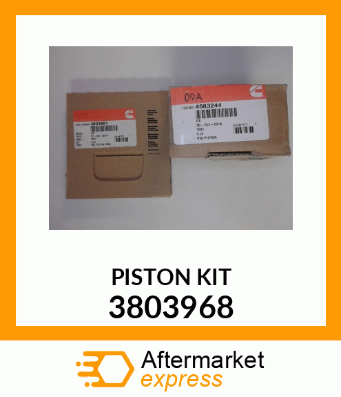 Piston Kit New Aftermarket 3803968