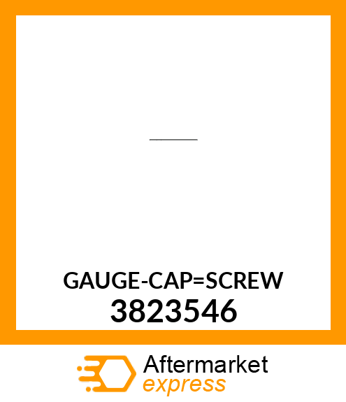 GAUGE-CAP_SCREW 3823546