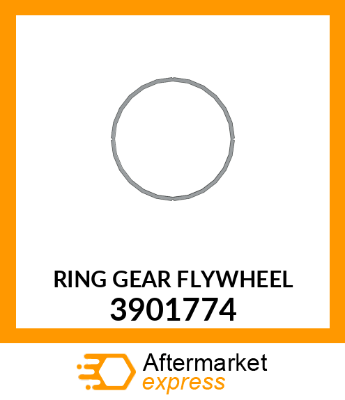 RING GEAR FLYWHEEL 3901774