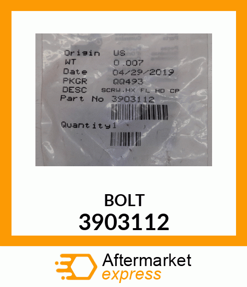 BOLT 3903112