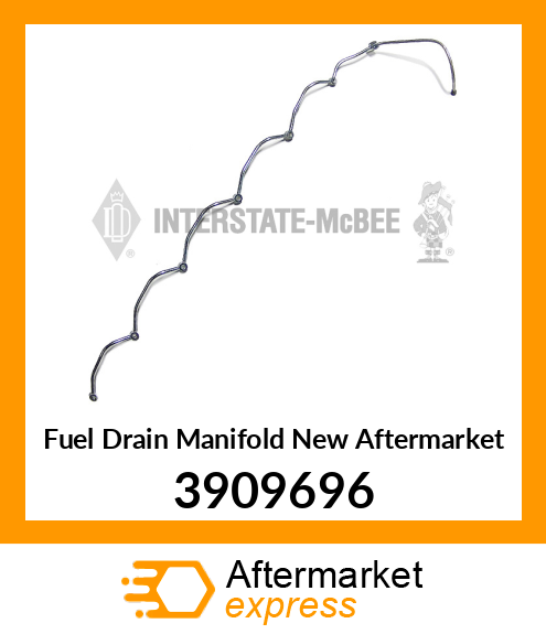 Fuel Drain Manifold New Aftermarket 3909696