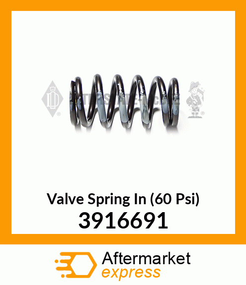 Valve Spring In (60 Psi) 3916691