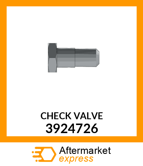 CHECK VALVE 3924726