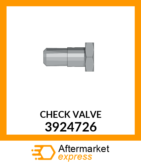 CHECK VALVE 3924726