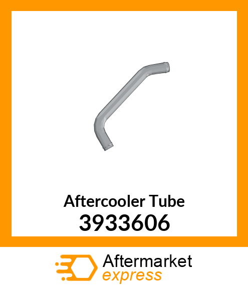 Aftercooler Tube 3933606