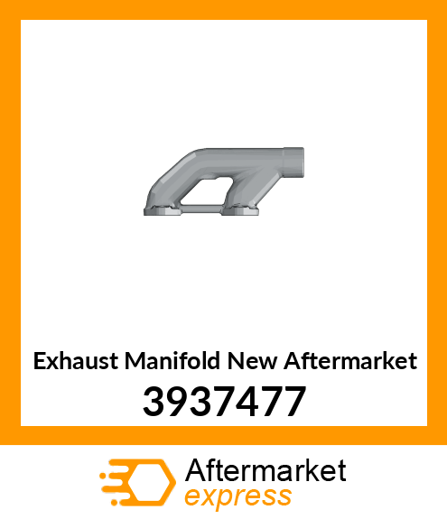 Exhaust Manifold New Aftermarket 3937477