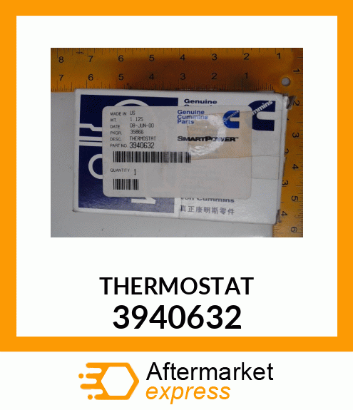 THERMOSTAT 180 DEG (F) 3940632