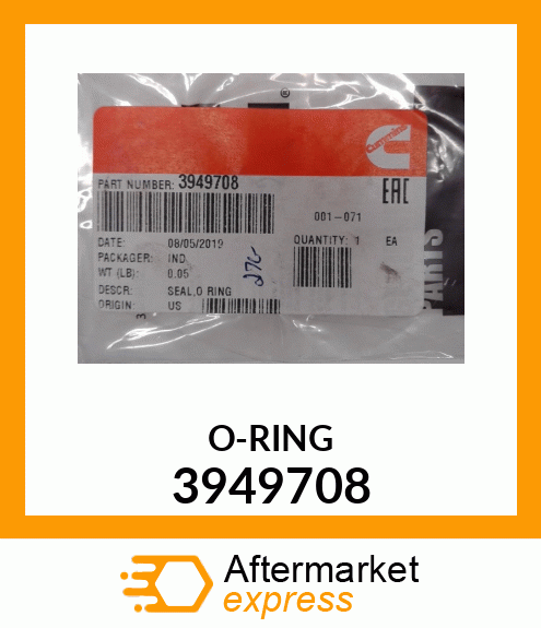 O-RING 3949708