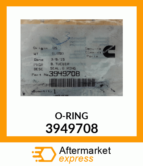 O-RING 3949708