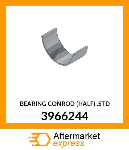 BEARING CONROD (HALF) .STD 3966244