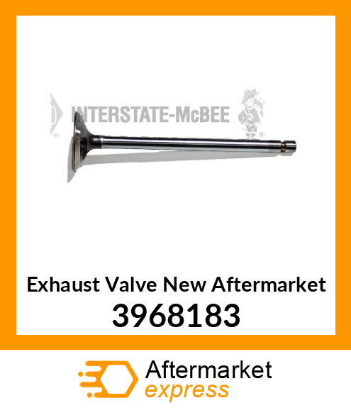 Exhaust Valve New Aftermarket 3968183