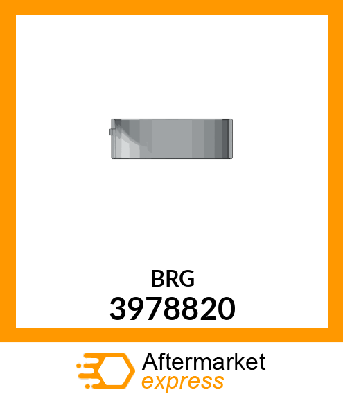 MAIN BEARING (LOWER) STD 3978820