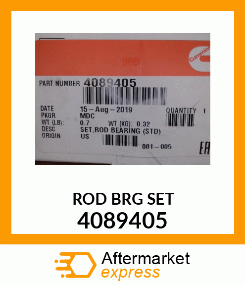 BEARING CONROD STD 4089405