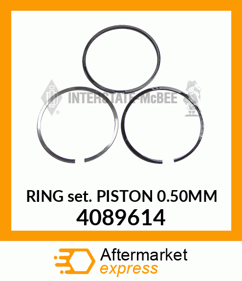 Ring Set Piston 0.50Mm 4089614