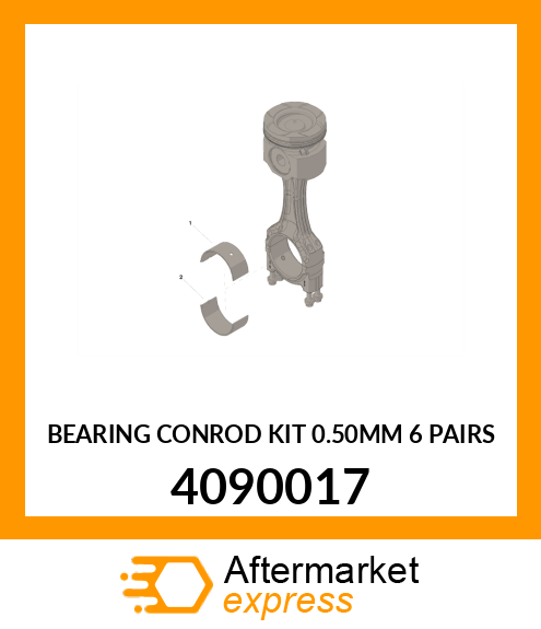 BEARING CONROD KIT 0.50MM (6 PAIRS) 4090017