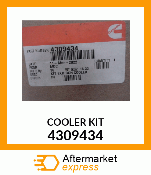 COOLER KIT 4309434