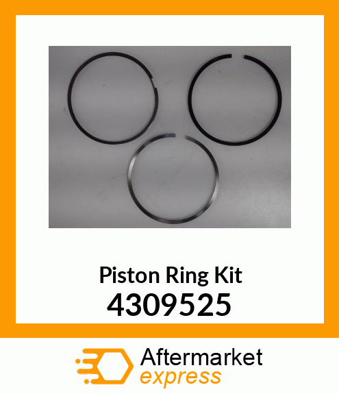 Piston Ring Set New Aftermarket 4309525