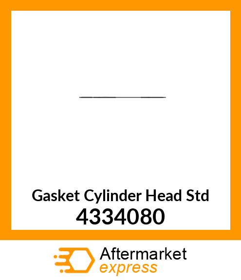 Gasket Cylinder Head Std 4334080