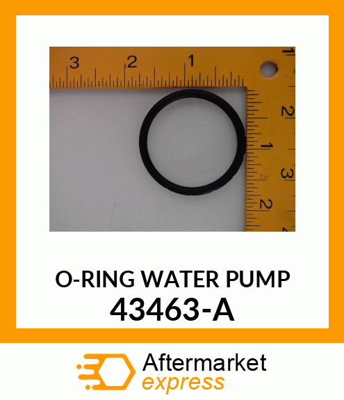 O-RING WATER PUMP 43463-A