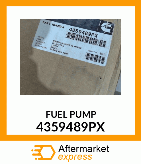 FUEL PUMP 4359489PX