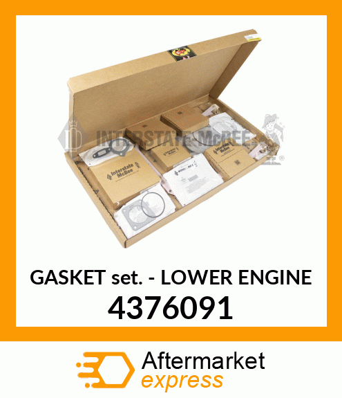 Lower Gasket Kit New Aftermarket 4376091