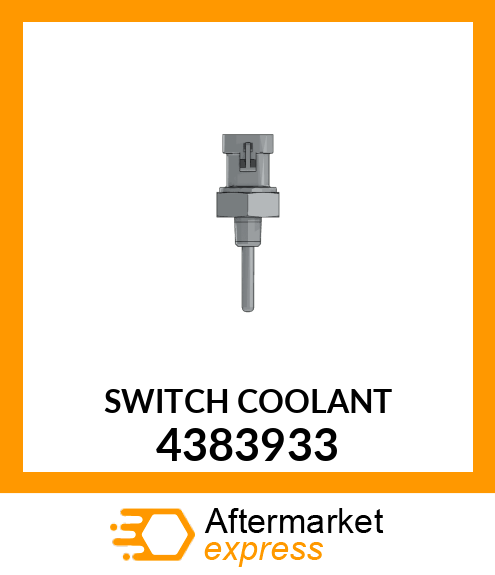 Coolant Level Sensor New Aftermarket 4383933