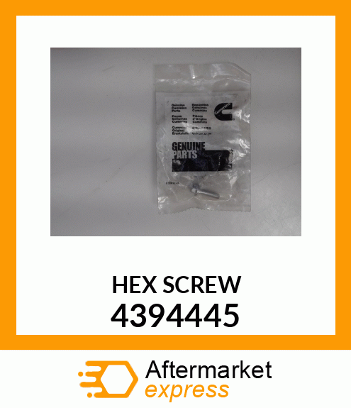 SCREW,HEX 4394445