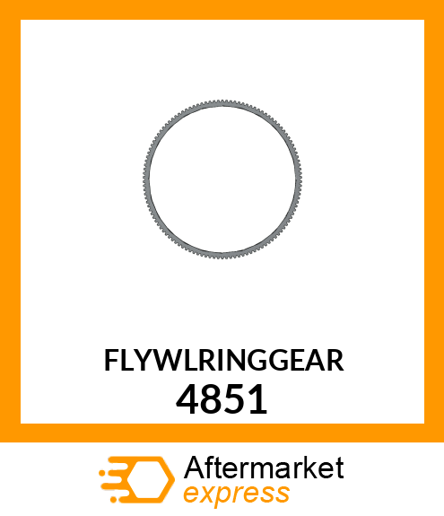 FLYWLRINGGEAR 4851