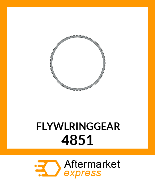 FLYWLRINGGEAR 4851