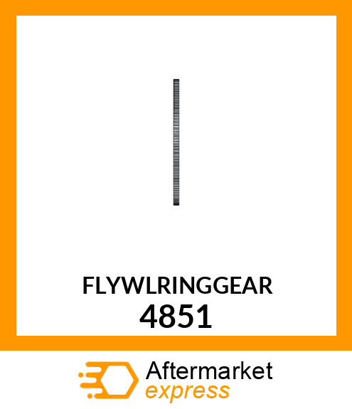 FLYWLRINGGEAR 4851