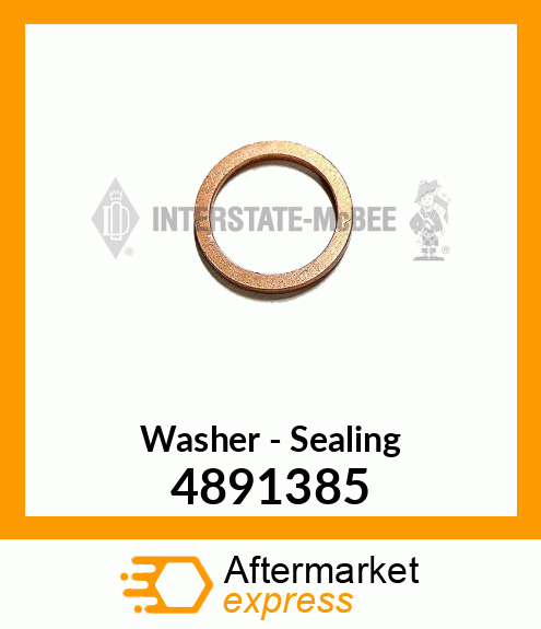 Copper Washer New Aftermarket 4891385