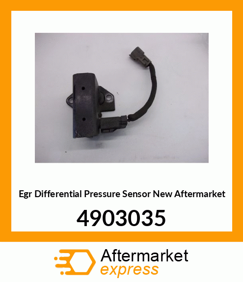 Egr Differential Pressure Sensor New Aftermarket 4903035
