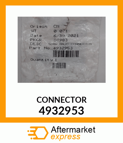 CONNECTOR 4932953