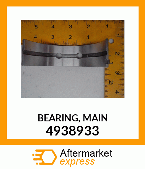 Main Bearing (Upper) 0.25Mm 4938933